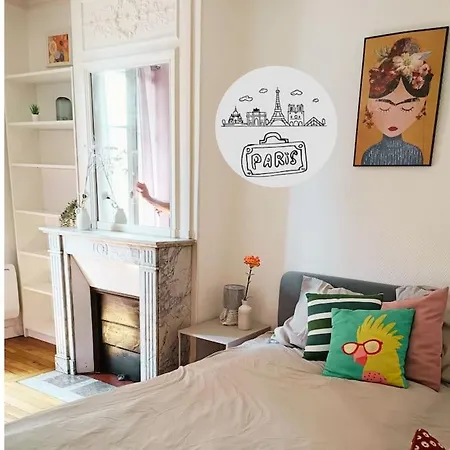 Apartment Authentic Parisien -paris Historique/metro